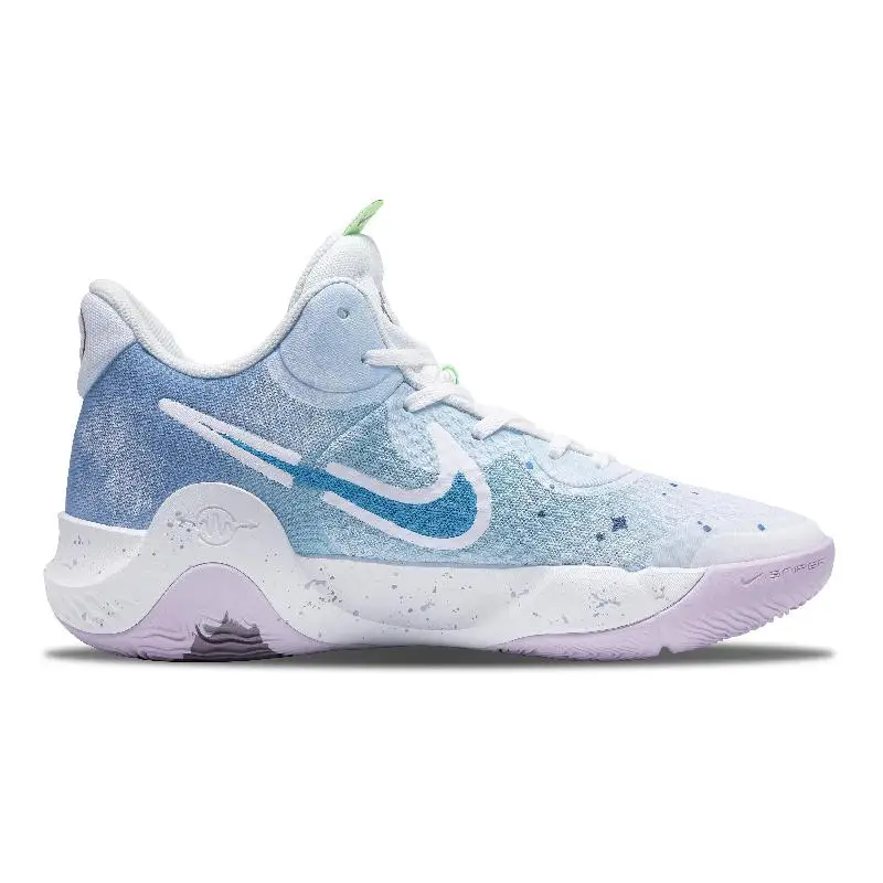 【Customize】Nike KD Trey 5 IX Vintage Basketball Shoes Unisex Low-top Blue/white/green Sneakers shoes DJ6922-100