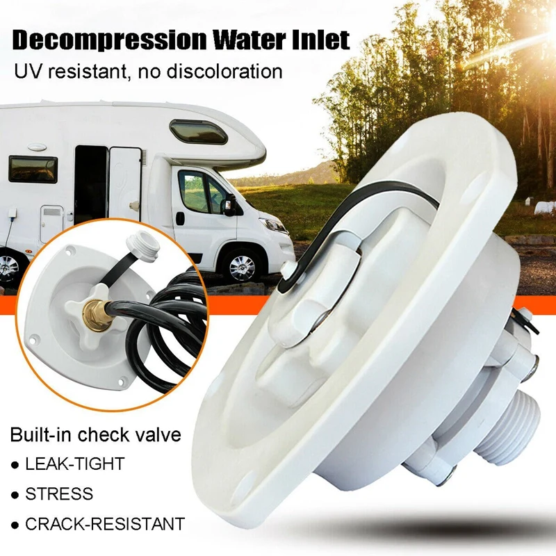 Au caravan rv boot wasser einlass tank luke reduzieren druckregler eingang