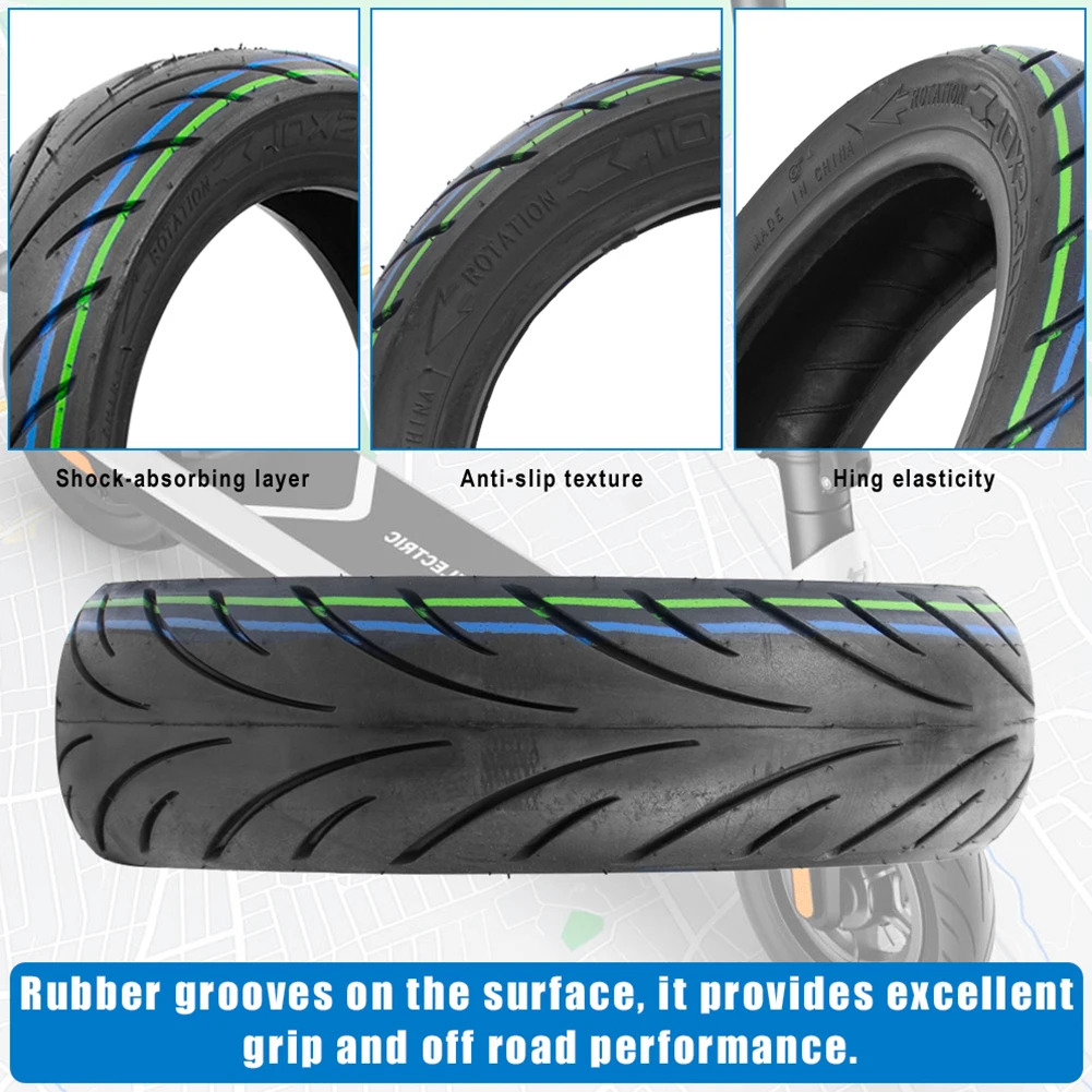 10*2.30-6.5 Rubber Tubeless Tire For NIU Electric Scooter KQI2 Kick Scooter 10 Inch Tyre KQI 2 Durable Wheel Replacement Parts