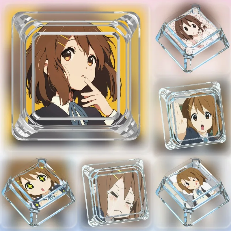 

К-ОН! Hirasawa Yui аниме на заказ Artisan Point милый мультяшный колпачок для клавиш прозрачный оригинальный декор механическая клавиатура колпачок