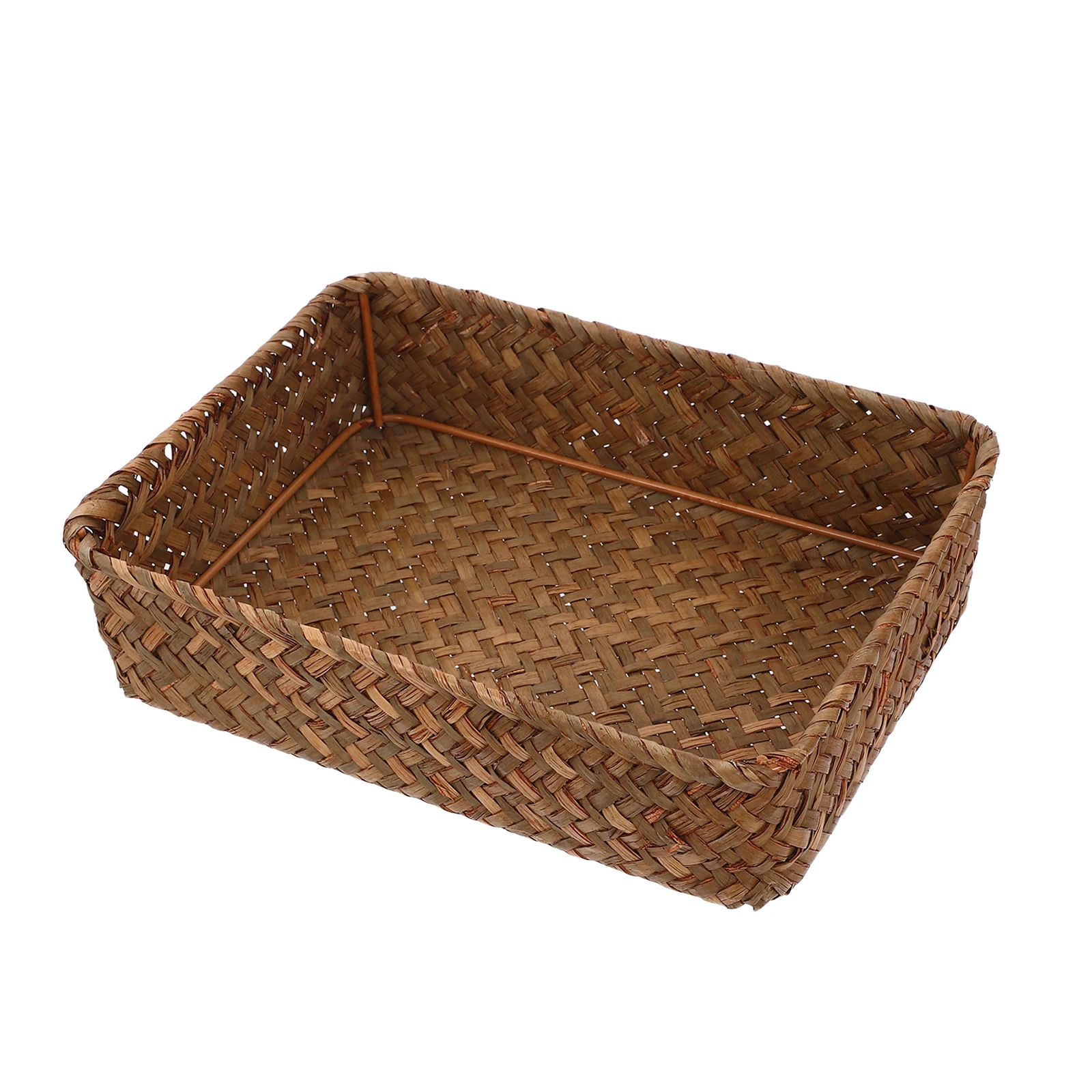 

Grass Basket for Storage Silverware Organizer Kitchen Cutlery Holder Drawer Seaweed Baskets Fork and Spoon