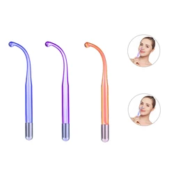 Remplacement de la baguette HF, électrode en spirale, tube de verre, rayon de verre argon, néon, haute mort, machine qualifiée ale, soins de l'acné, massage du visage et du corps