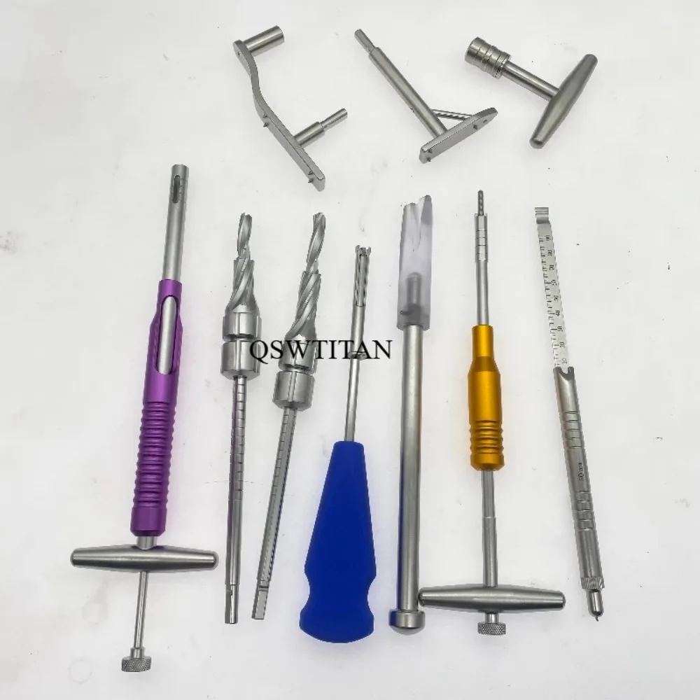 Bone Surgery DHS & DCS Plates Instrument Kit Trauma Surgical Locking Plate Set Orthopedic Implants Set