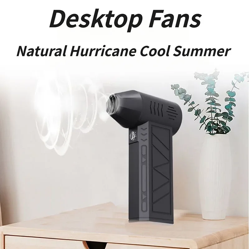 2025 مروحة توربينية عنيفة صغيرة للتخييم في الهواء الطلق 130,000 عالية السرعة بدون فرش منفاخ عالي السرعة منفاخ الغبار