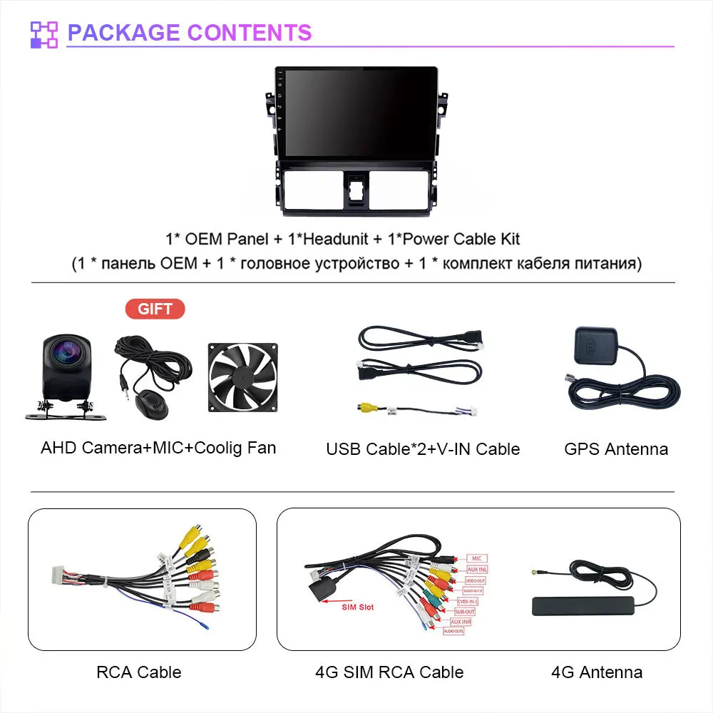 Android 15 Qualcomm Carplay Auto 2K Bildschirm Auto Radio Multimedia Player Für TOYOTA VIOS YARIS 2013-2016 Autoradio BT Snapdragon