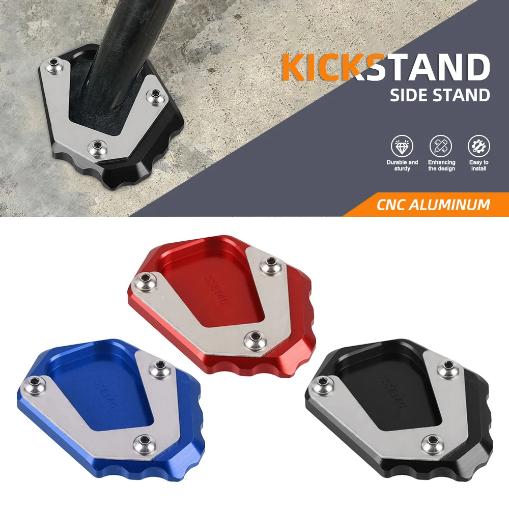 

Motorcycle Side Stand Foot Enlarger Plate Kickstand Support Pad Shell Cover For Honda VFR800X Crossrunner CBR650R CB650R CBR500R