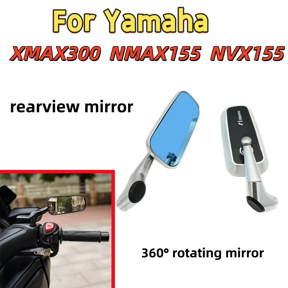 Non-destructive parts for Yamaha XMAX300, NMAX155, NVX155, and Aerox rearview mirrors (left and right side mirrors for reversing