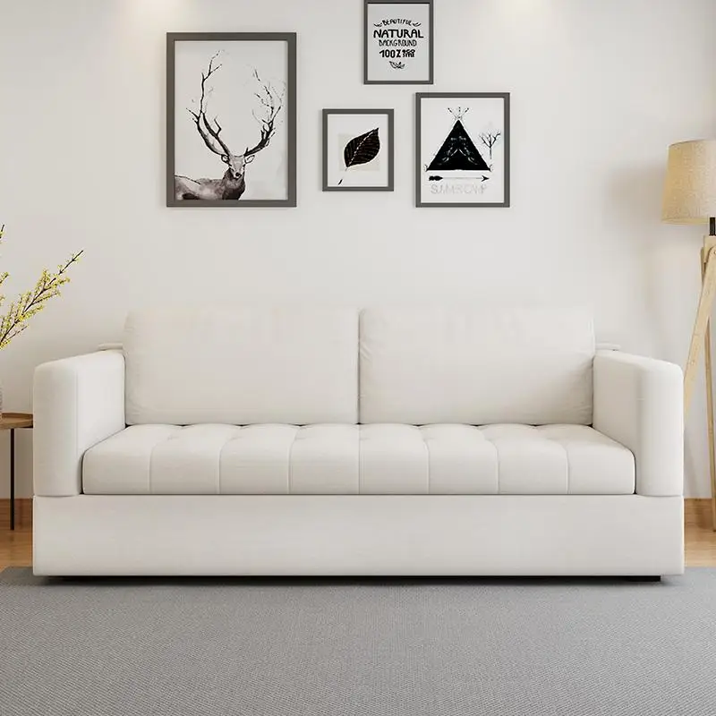 Sofa bed folding upper and lower bunk beds Small apartment multi-functional dual-purpose iron frame sofa Living room upper