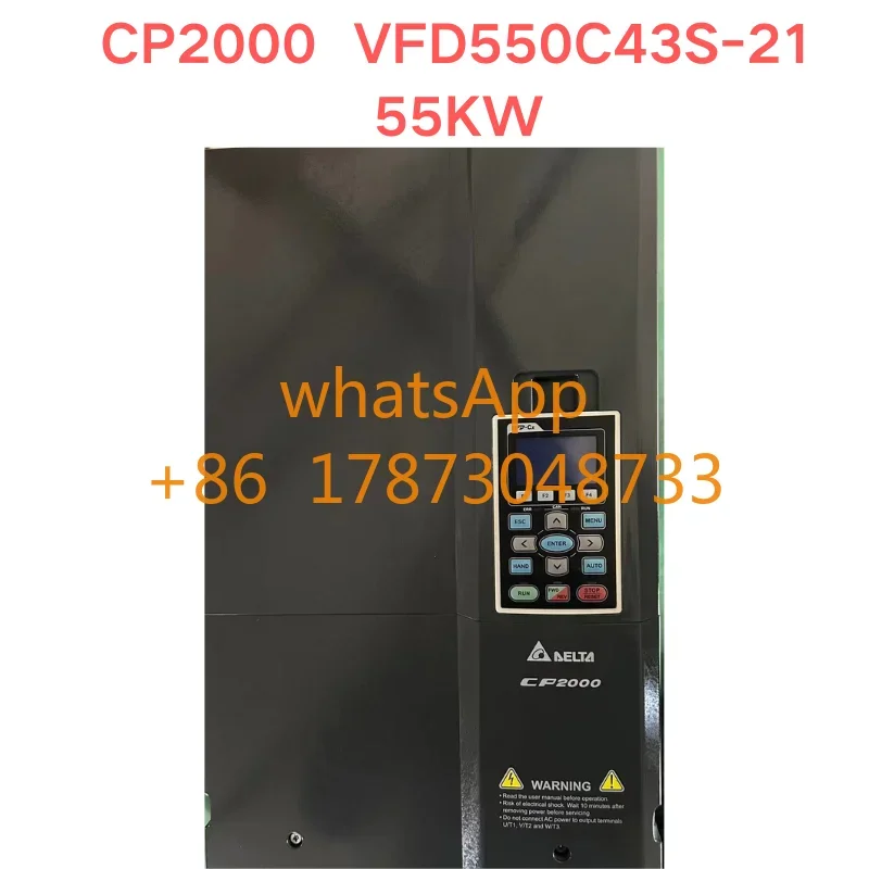 Second  hand DELAT CP2000  VFD550C43S-21  55KW  test OK