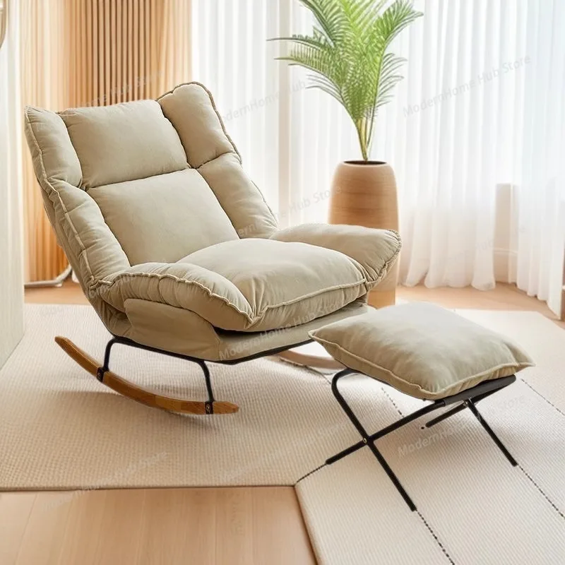 Rocking chair recliner living room home leisure chair lazy sofa generation simple