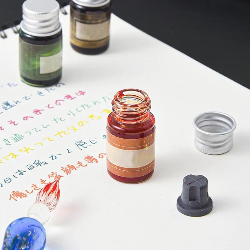 Calligraphy Pen Set for Beginners 12 Inks Calligraphy Set Dip Pen Set Leakproof Ink Pen Set Calligraphy Supplies for