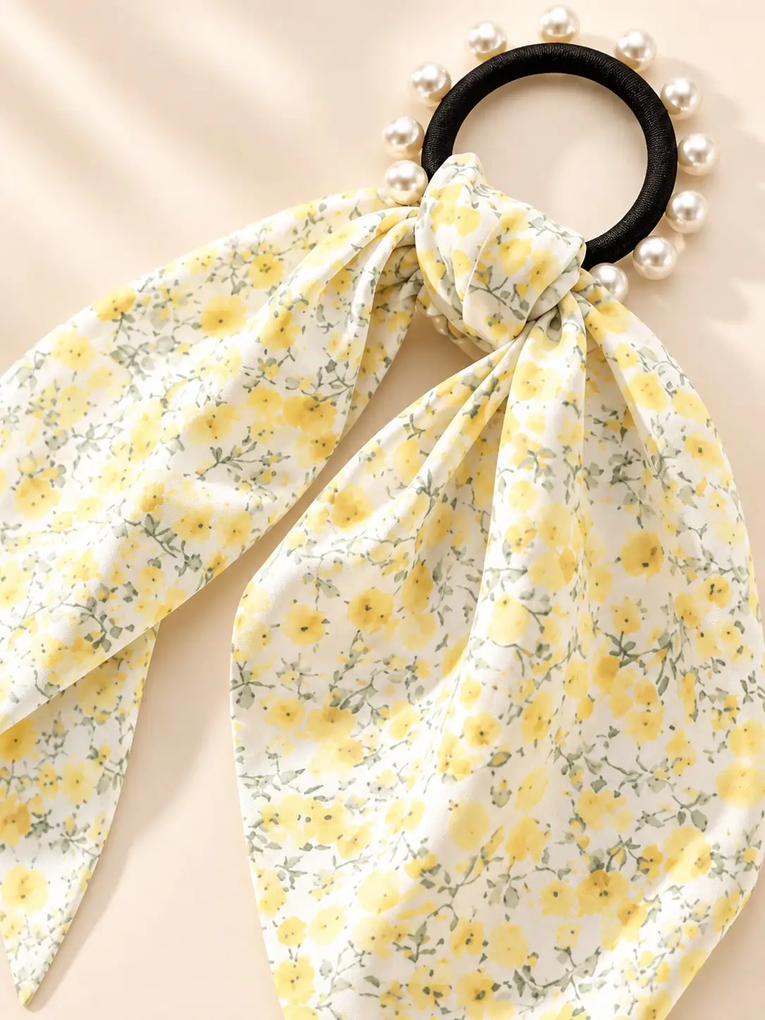1pcs Fashion Simple and High end Leopard Pattern Broken Flower Bow Pearl Hairband For Women Girls Party Hair Accessories