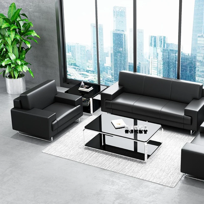 Italian Comfortable Office Sofas Design Backrest Soft Modern Office Sofas Light Luxury Office Furniture Ambony Seza XYOS