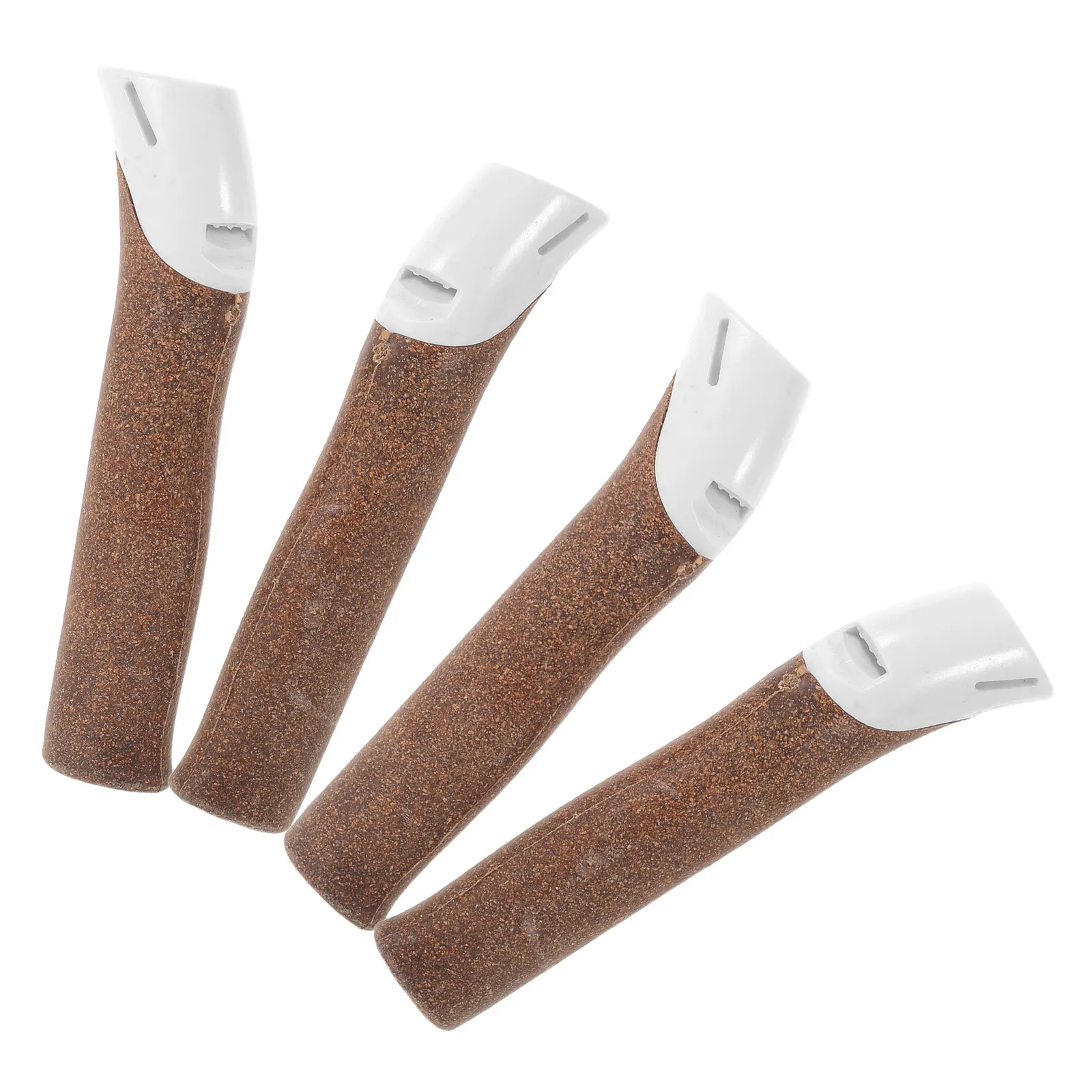 4Pcs Trekking Pole Cork Handle Replacement Anti Slip Hiking Pole Grip Ergonomic Design for Outdoor Walking Stick Mountaineering