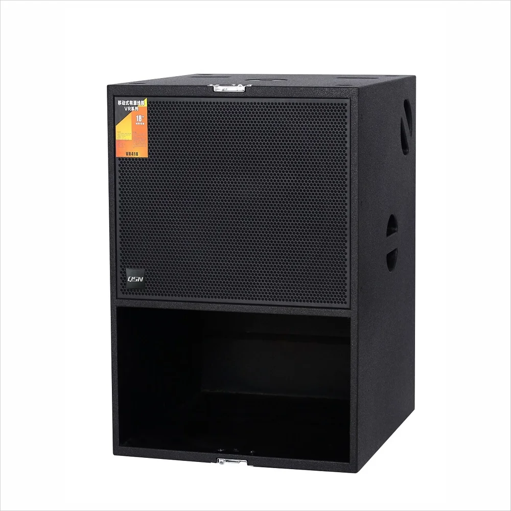 

Pro DSP Active Mobile Single 18 дюймов большой мощности портативный НЧ-динамик Bass VR418 для выступлений