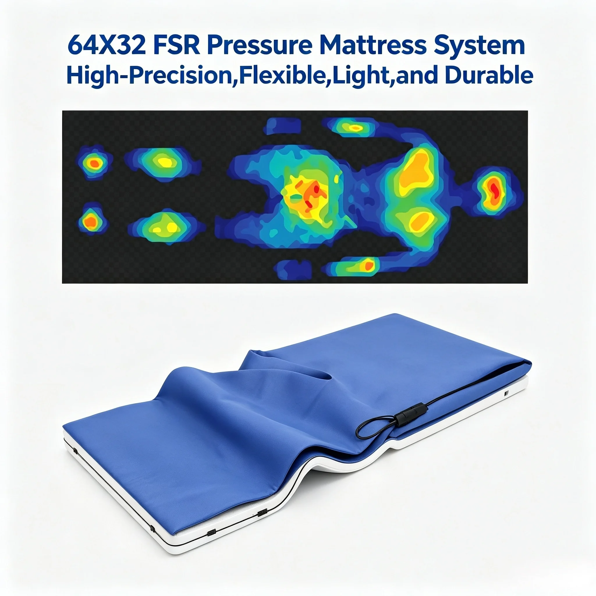 Customizable Flexible FSR Film Pressure Sensor Body Contact Sleeping Posture Sensing Mattress Body Pressure Measuring Device