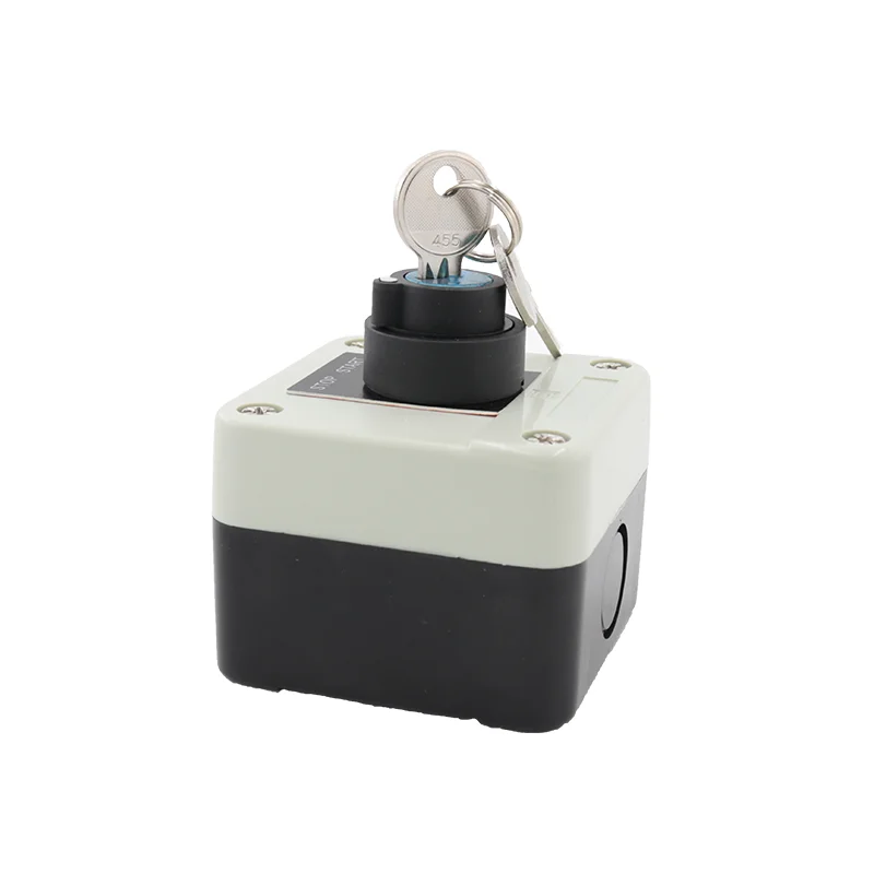 Waterproof Key Switch Control Station Box Rotary Selector Lock Switch 2-positions LA68H SAL XALB142 XALB144