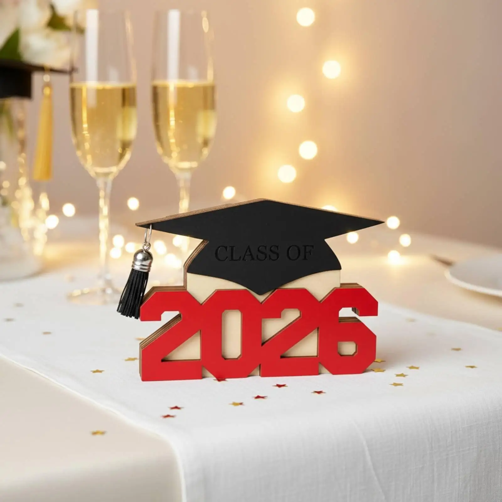 of 2026 note Holder Personalized of 2026 Bills Holder Keepsake Wooden Bills Gift Box for Graduates, Students - view 4