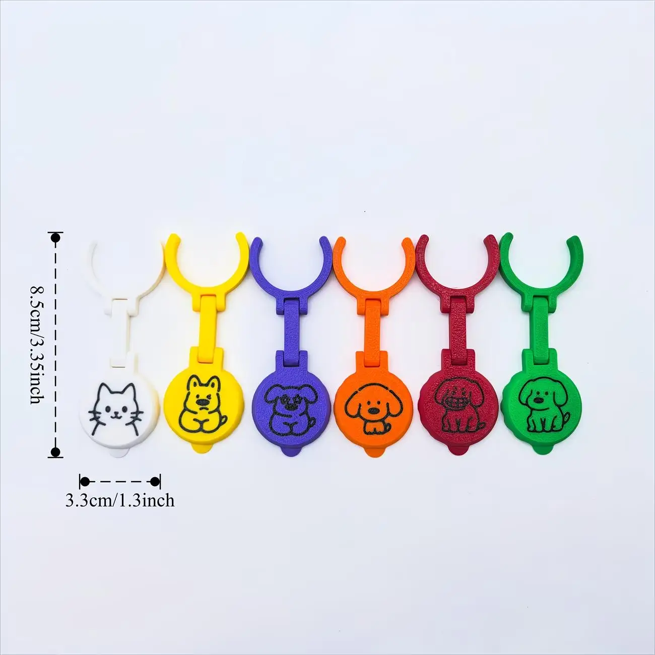 

5pcs random Reusable Wine Bottle Markers – Multi-Purpose Neck Labels for Party, Bar, Home, Beer Lovers