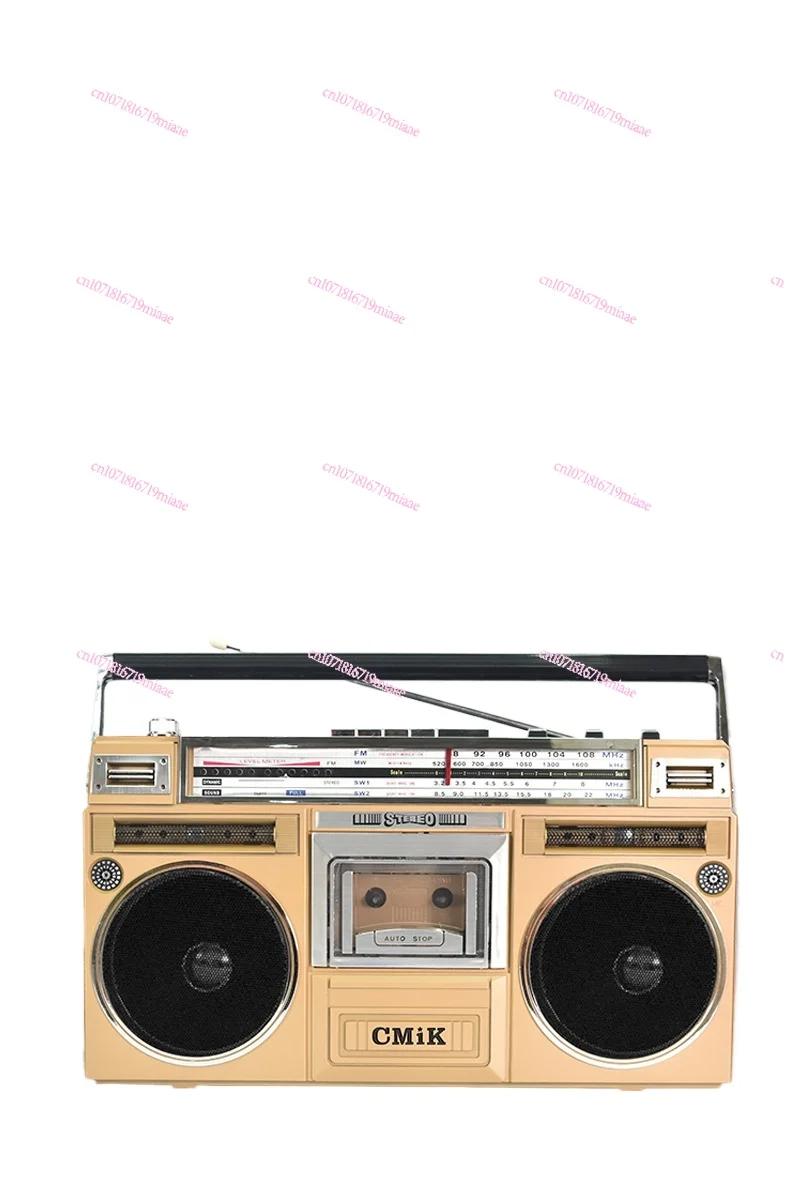 

Retro Radio Stereo Old-Fashioned Tape Bluetooth Portable Recorder Cassette Recording Dual-Channel Playback U Disk Transcription