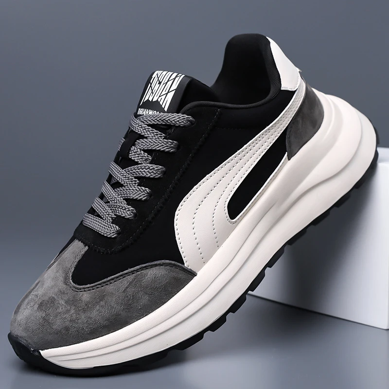 

2025 New Personalized Trendy Fashionable Breathable Thick Bottom Comfortable Versatile Casual Sports High Quality Men's Shoes