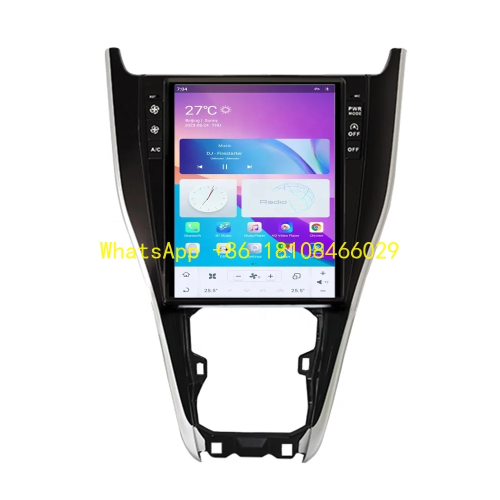 

RoadNavi Tesla Style Android 11 Car Radio for Toyota Harrier Car Multimedia Player Wireless Carplay 4G