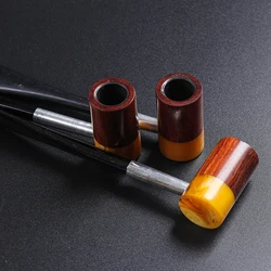 New 1pc Vintage Enchase jade Wooden Smoking Pipe Tobacco Cigarettes Cigar Pipes Men Smoke Pipe