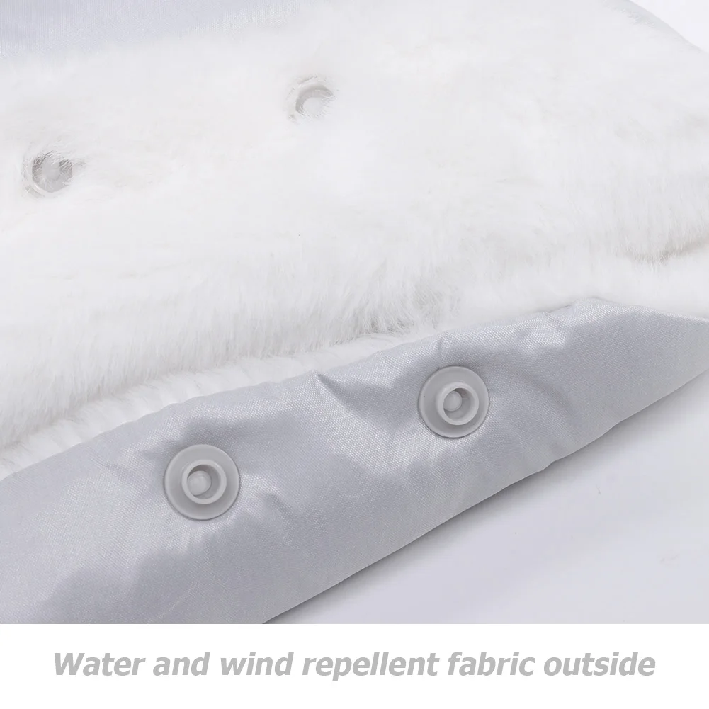 1 زوج الرضع مخلب عربة قفازات مقاوم للماء سميكة الدافئة الطفل عربات التي تجرها الدواب غطاء اليد يندبروف الاطفال عربة رشاقته القفازات لفصل الشتاء الخروج #4