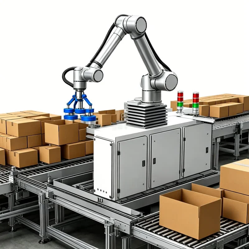

Customized Sale Industrial Collaborative Robot Automatic Bag Box Carton Palletizer Robot Palletizing Machine in Packaging Line