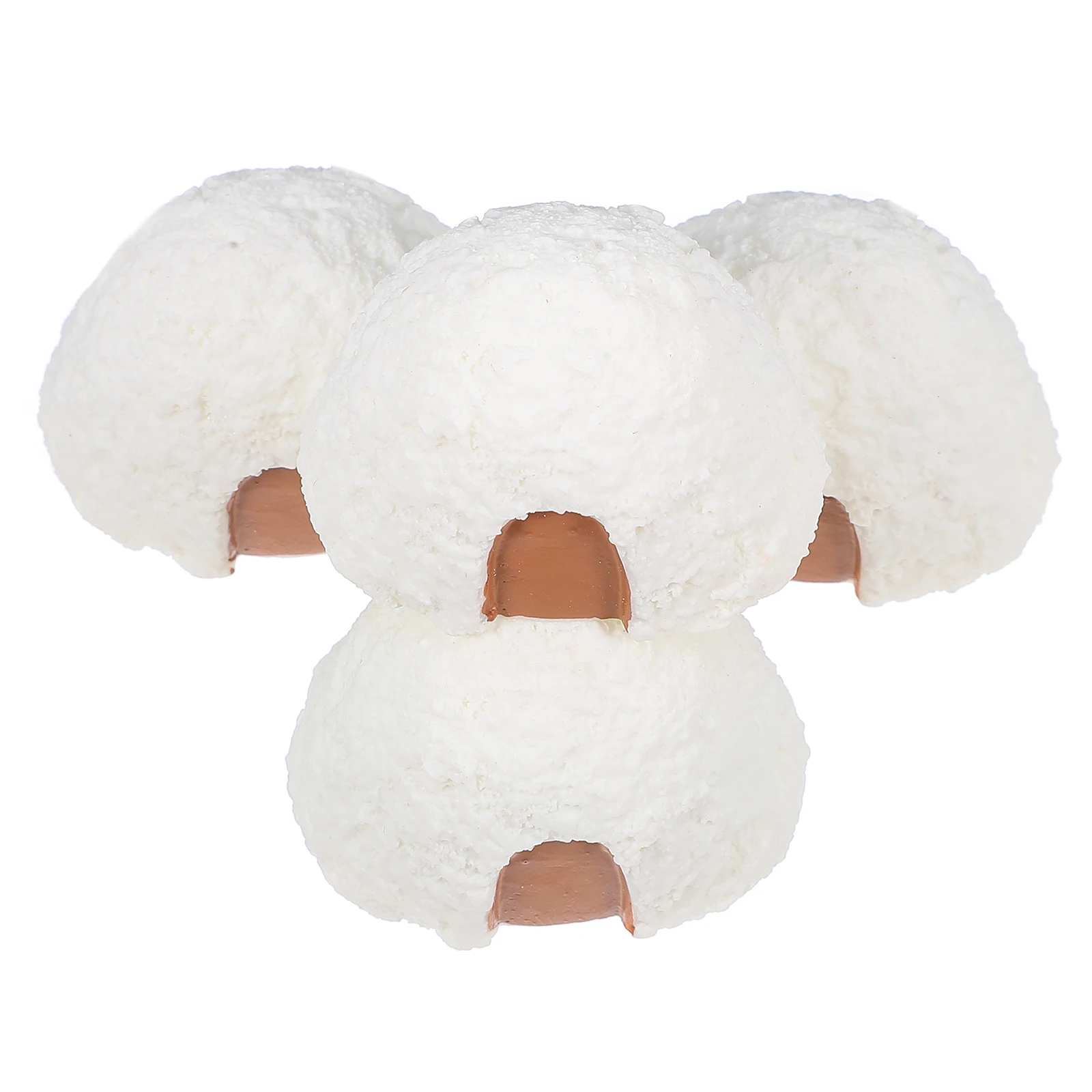 

4pcs Mini Resin Igloo Snow Figurines For Micro Landscape Terrarium Succulents Decor Simulated Ice House Craft Ice House