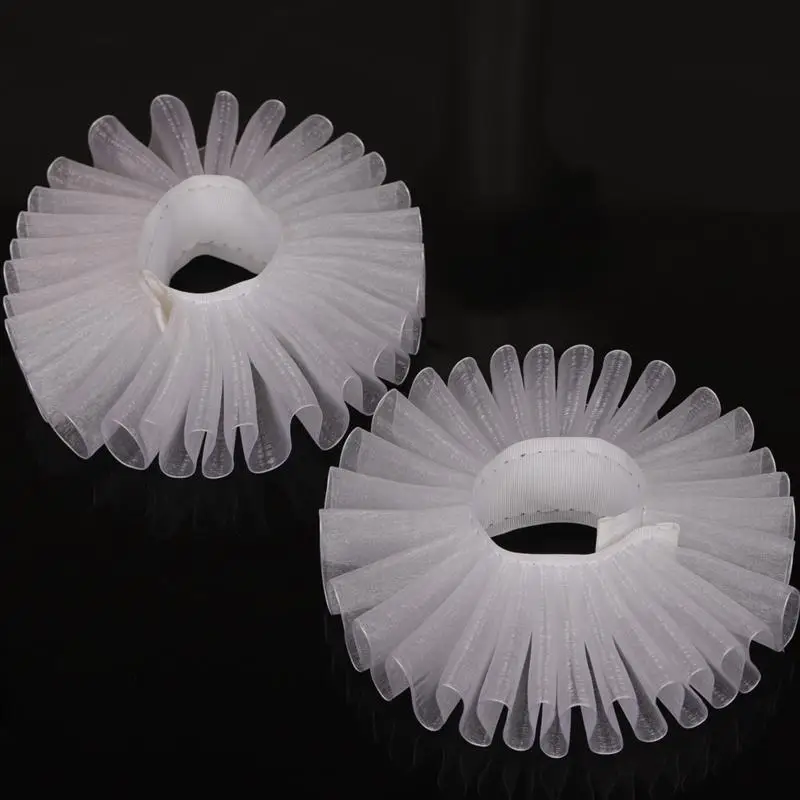 652f-コスプレルネサンスフェイク取り外し可能なカフスエリザベス朝手首カフスフェイクスリーブ