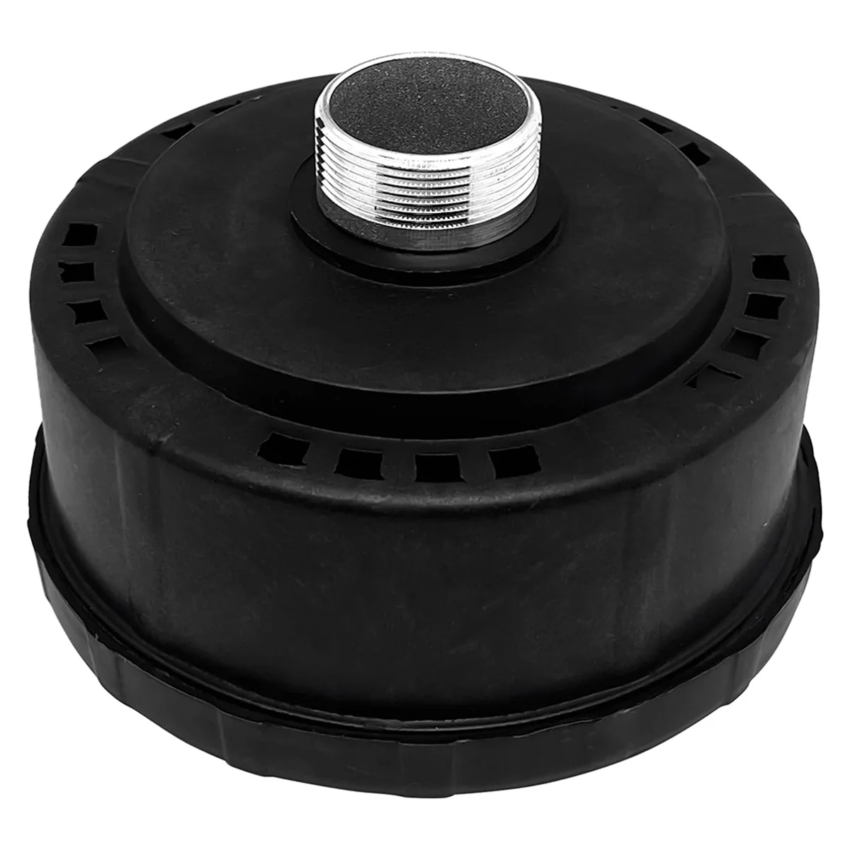 1pcs 32mm/1.25Inch Air Compressor Noise Reducer Silence Filter,Plastic Shell Round Muffler Filter