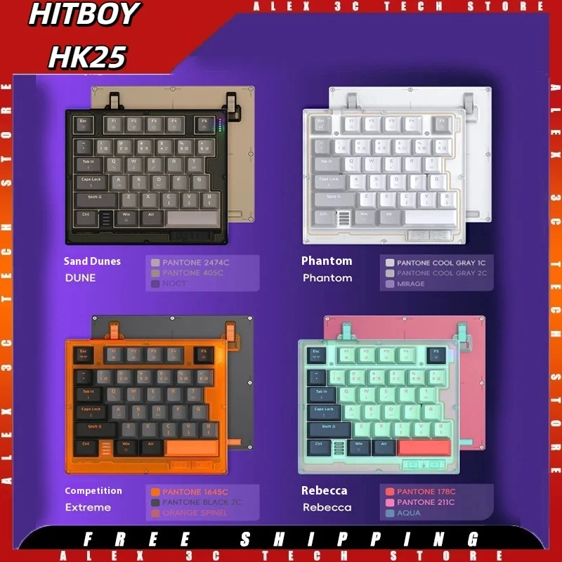 

HITBOY HK35 Mechanical Keyboard Magnetic Switch Wired 35Keys 8K Hz Rapid Trigger 0.005mm Esports Gaming Keyboard RBG Windows Mac