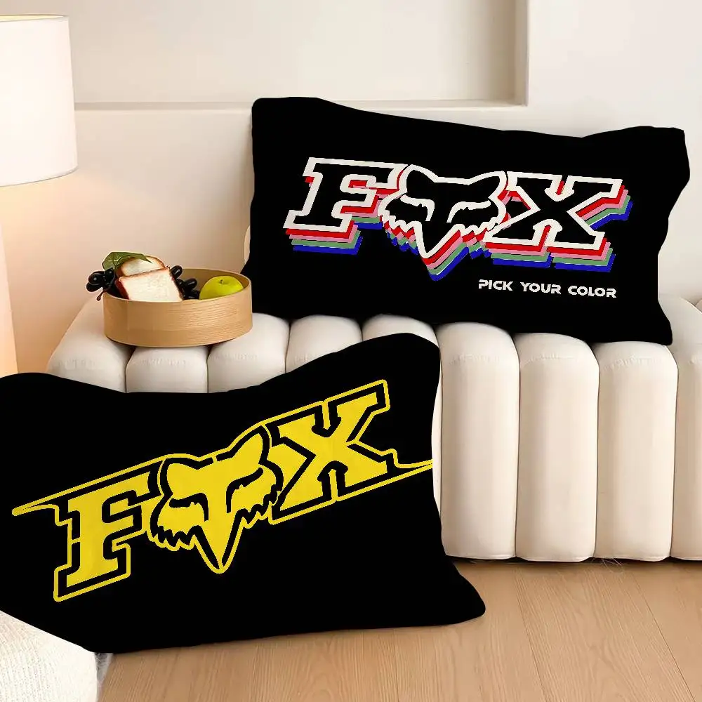 3D Printing F-FOX Logo Pillow Towel Pillowcase For Hair And Skin, Standard Size Set Of Super Soft Pillow Case