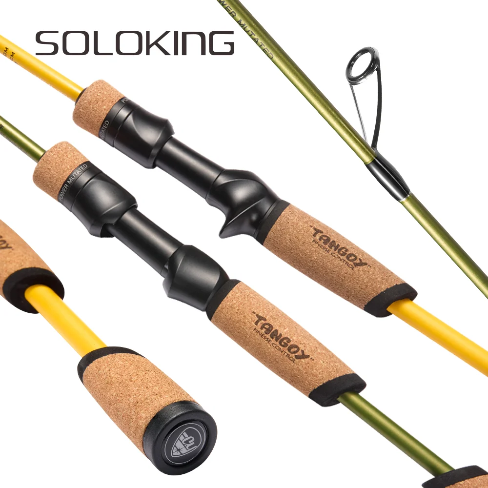 

SOLOKING TANGOY BFS Fishing Rod Spinning Casting Fuji Ring Toray Carbon Fiber UL 2 Section /4 Section Easy Carry Travel Rod