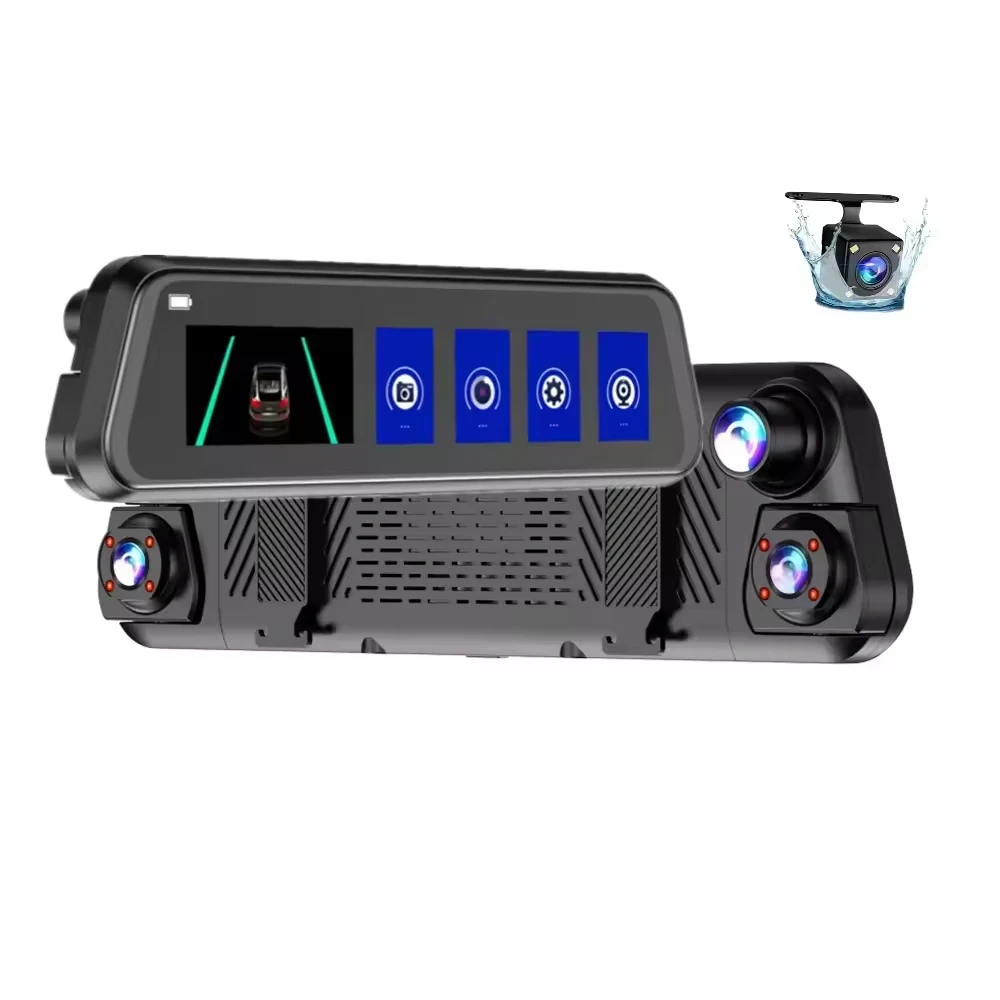 

Dash Cam Front and Rear Car DVR 9.6 Inch Android 62GB Dual Lens Camera Recorder 24H Parking surveillance Black Box Electronics