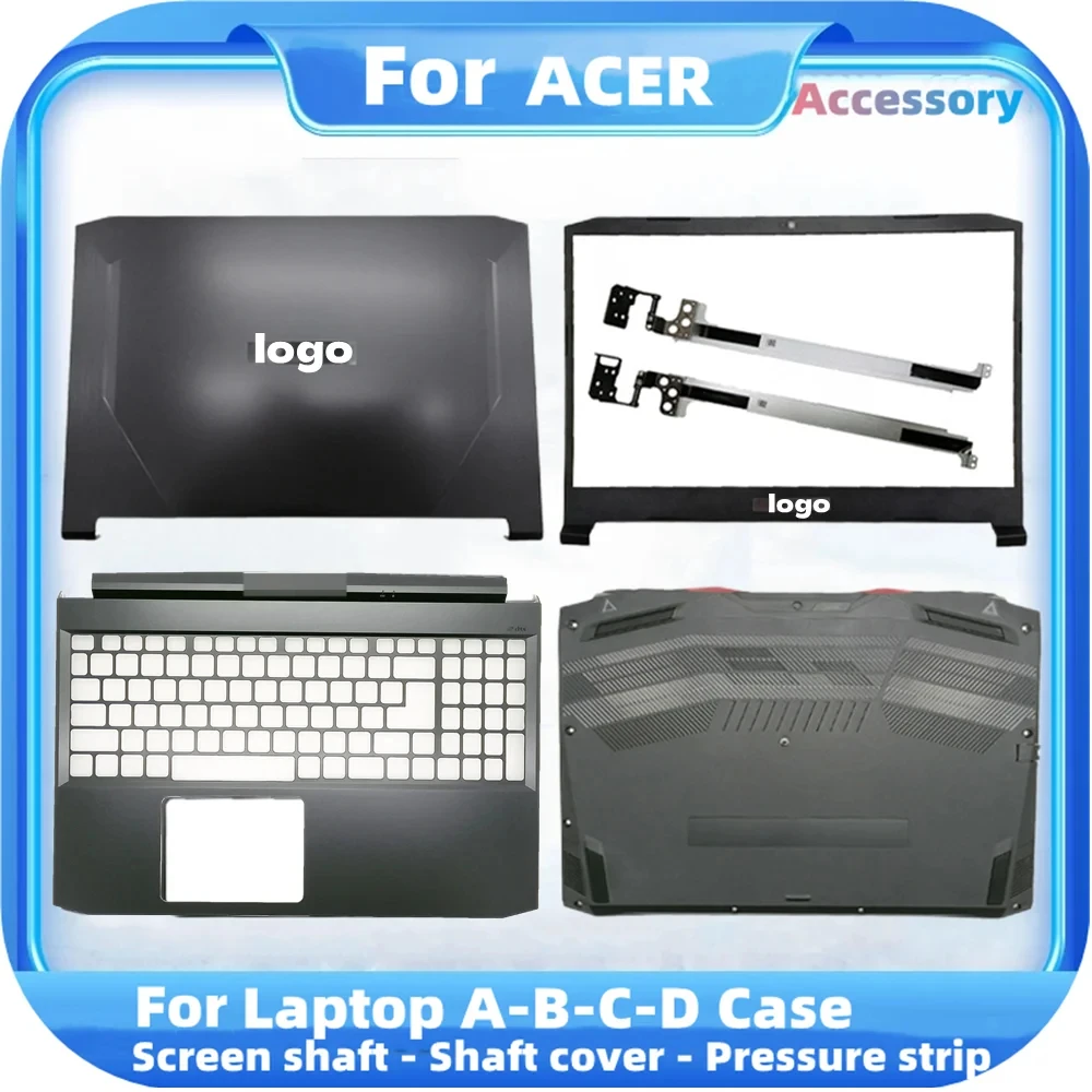 

New Laptop LCD Back Cover For Acer Nitro 5 AN515-55 AN515-43 AN515-50 AN515-54 Top Case Front Bezel/Hinges/Palmrest/Bottom Case