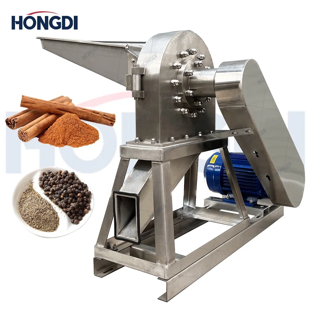 Stainless steel spice raw material crusher crushing cinnamon leaf chilli peanut