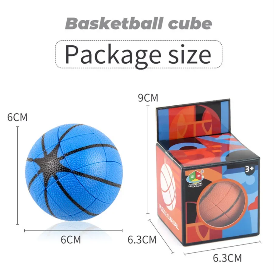 Fanxin バスケットボールキューブ 3 × 3 キューボ Magico パズルのおもちゃ子供キッズギフトマジックキューブおもちゃギフト