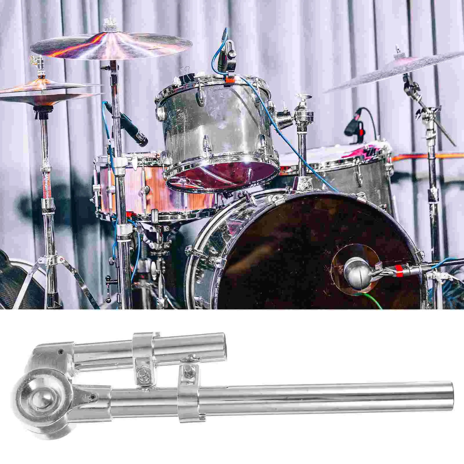 Drum Water Pipe Suspension Stand for Percussion Instrument Mount Tom Supply Metal Accessory