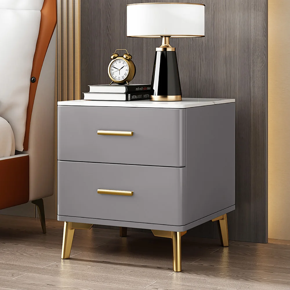 

Modern Storage Nightstand Luxury Beauty Trendy Premium Night Table Aesthetic Elegant Comfy Mesitas De Noche Bedroom Furniture