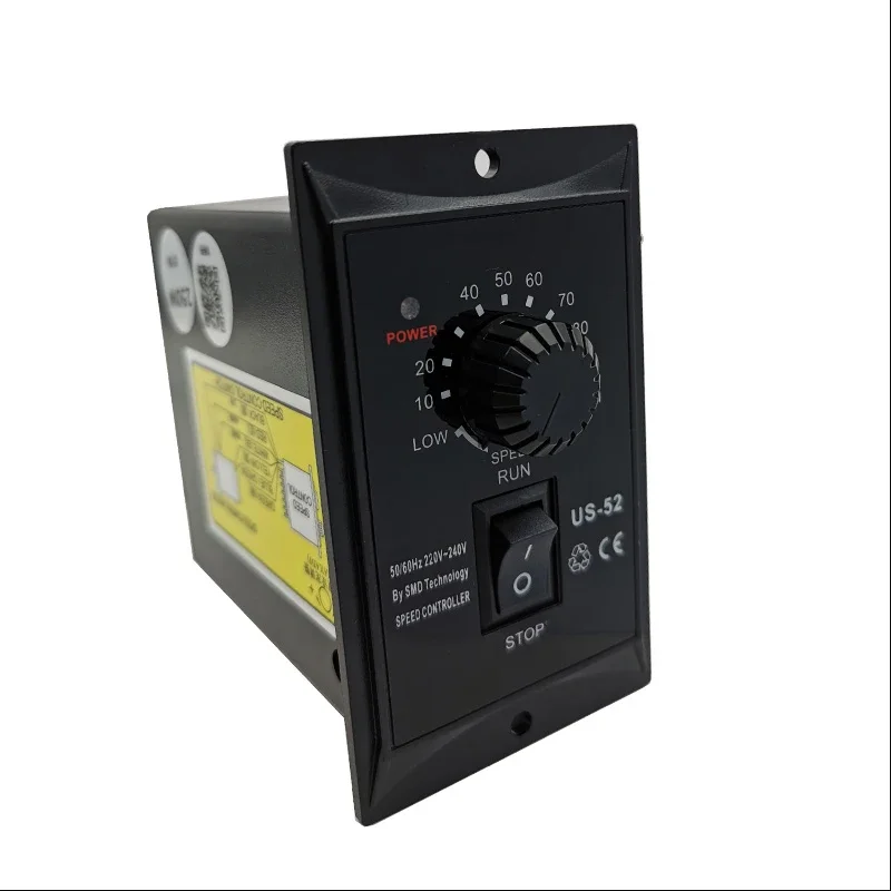 US-52 400W AC220V 50/60Hz controlador de velocidad de CA Forword Backword Control regulador de Motor de CA para 400W 7GU ACMOTOR