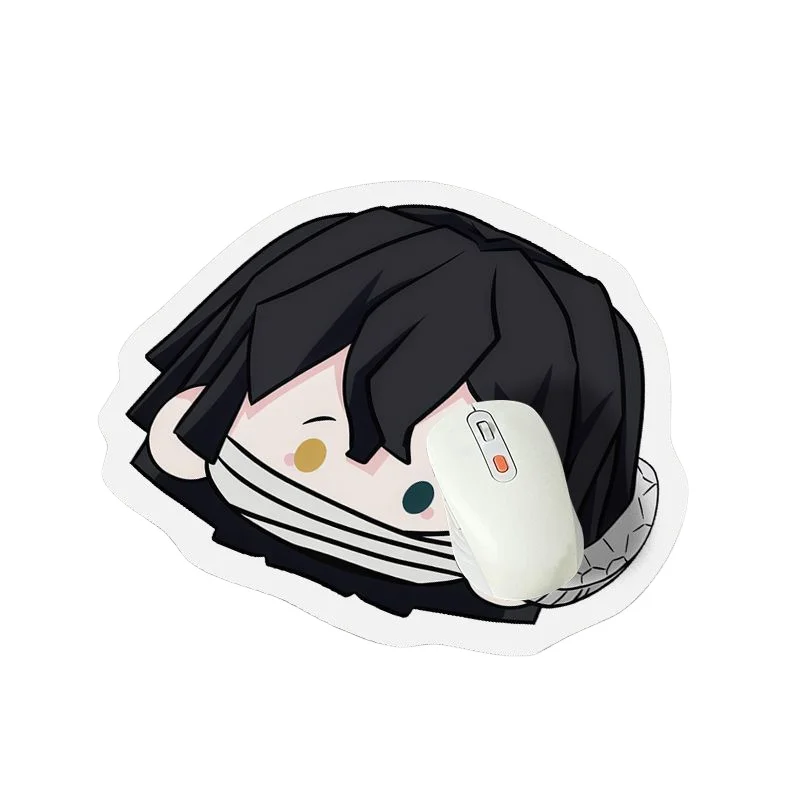 Tapis de souris périphérique Demon Slayer Agatsuma Zenitsu, boue de diatomée épaisse, décoration de bureau, figurine Ins, dessin animé, offre spéciale