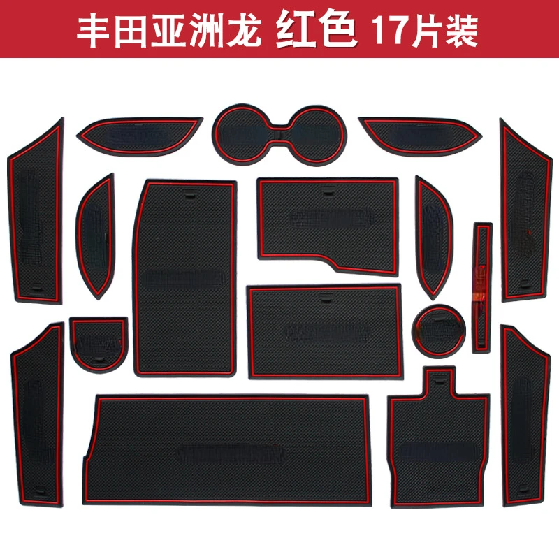Per Toyota Avalon Tappetini per porte interne auto Tappetino per slot per cancello Tappetino per tazza antiscivolo Copertura per accessori