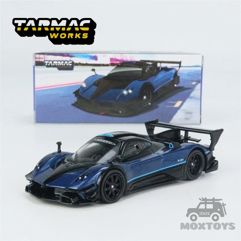 

Tarmac работает 1:64 Pagani Zonda Revolution синяя металлическая модель автомобиля под давлением