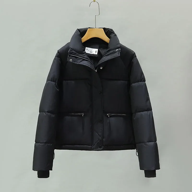 2024 New Autumn Winter Parka Jacket Women Casual Tops Women's Cotton-Padded Clothes Short Jacket Coats Female Outerwear Parkas