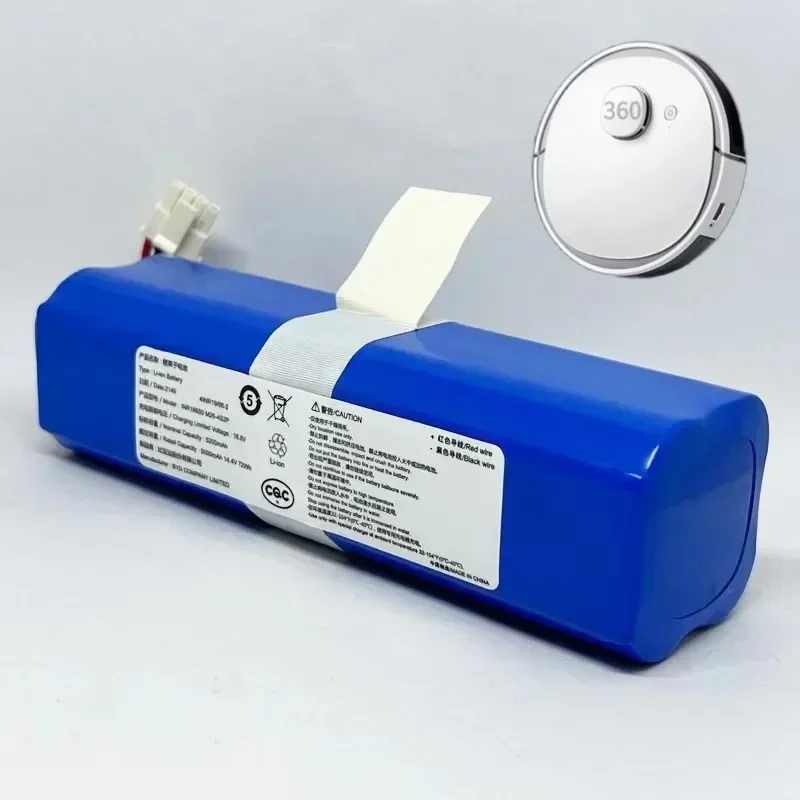 Pacco batteria 14.8V 9800mAh per Qihoo 360 S9 aspirapolvere robotico pezzi di ricambio accessori batterie di ricambio