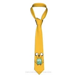 Bmo Adventure Time Animation Cartoon Classic Men's Printed Polyester 8cm Width Necktie Cosplay Party Accessory