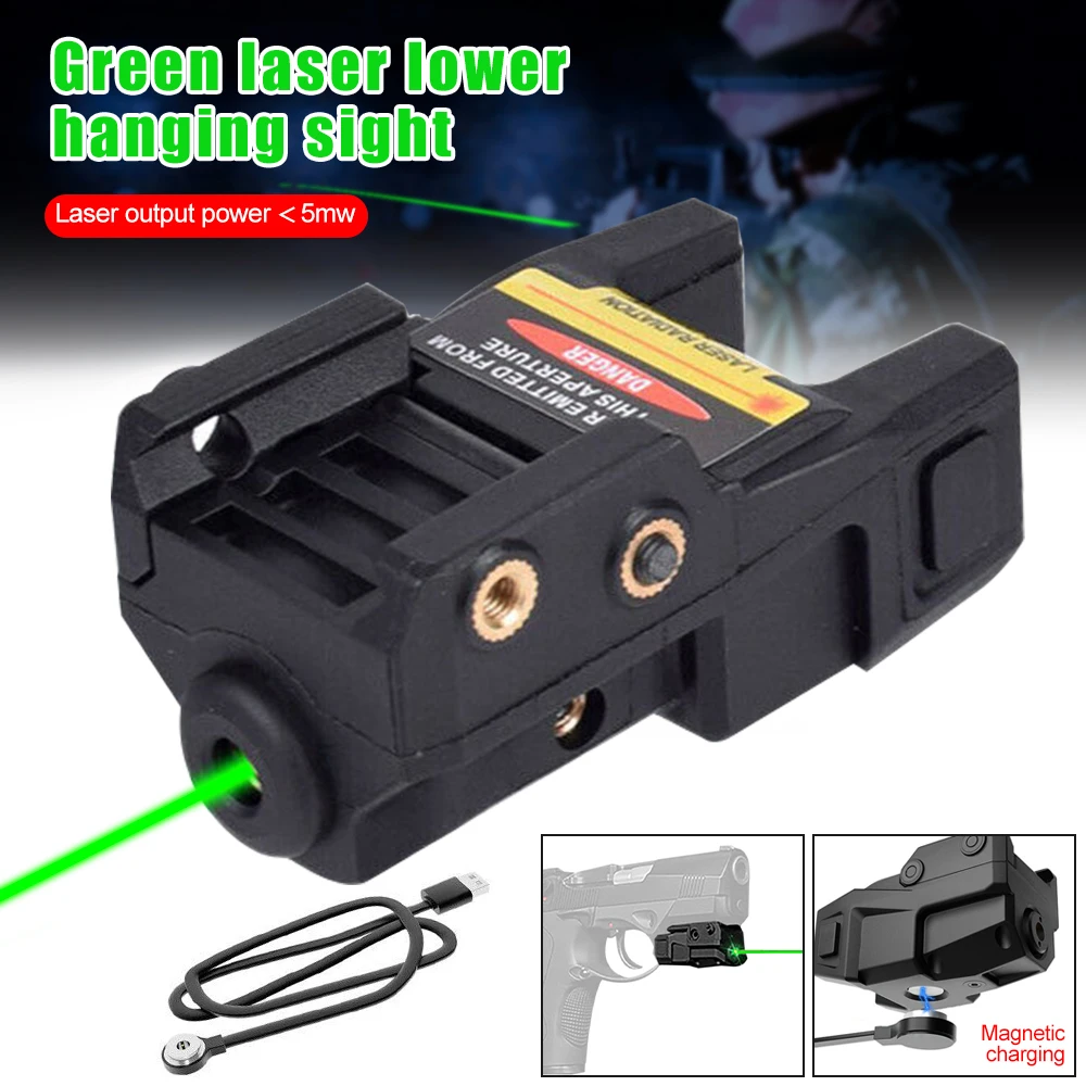 

Tactical Hunting Green Laser Sight Gun Double Switches Picatinny for Rifle Pistol Riflescope Sight Hunting Shooting