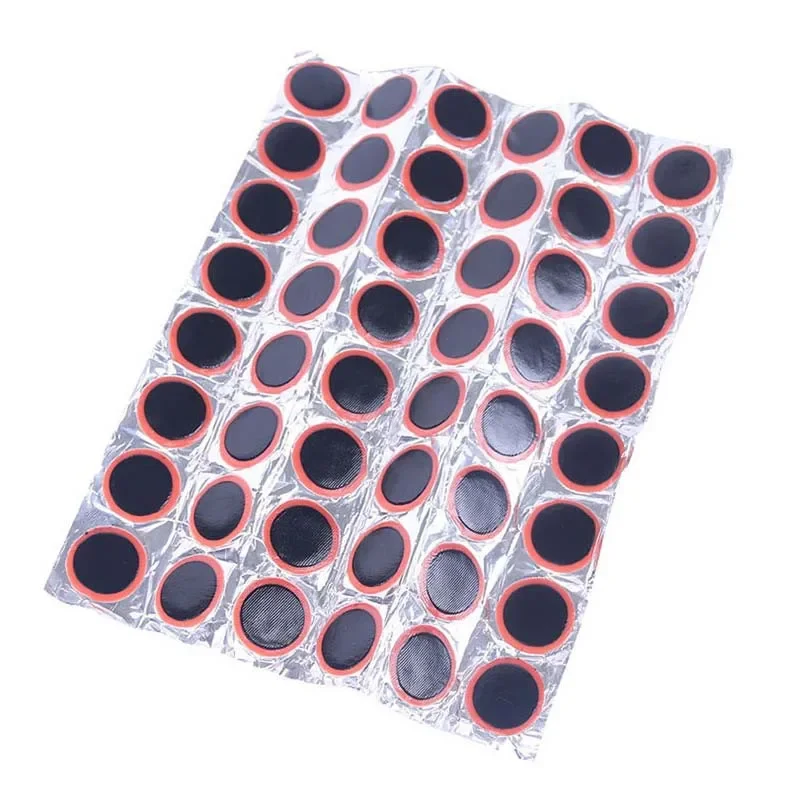 48pcs Tire Patch Rubber Bike Tyre Repair Pad Portable Tire Inner Tube Pad Bicycle Repair Accessory